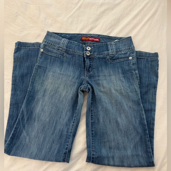 Hot Kiss Denim - Women's Low Rise Flare Jeans